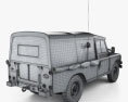 Land Rover Series III LWB Military FFR con interior 1985 Modelo 3D