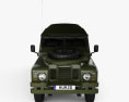 Land Rover Series III LWB Military FFR 인테리어 가 있는 1985 3D 모델  front view
