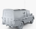 Land Rover Series III LWB Military FFR 인테리어 가 있는 1985 3D 모델 
