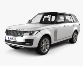 3D model of Land Rover Range Rover Autobiography 2021
