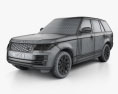 Land Rover Range Rover Autobiography 2021 3d model wire render