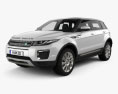 Land Rover Range Rover Evoque SE 5 portes avec Intérieur 2018 Modèle 3d