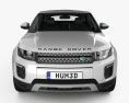Land Rover Range Rover Evoque SE 5도어 인테리어 가 있는 2018 3D 모델  front view