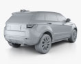 Land Rover Range Rover Evoque SE 5-Türer mit Innenraum 2018 3D-Modell