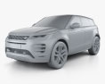 Land Rover Range Rover Evoque R-Dynamic First Edition 2022 3d model clay render