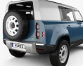 Land Rover Defender 110 hardtop 2022 3D 모델 