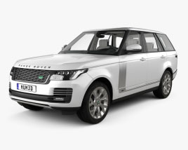 Land Rover Range Rover Autobiography with HQ interior 2021 3D model