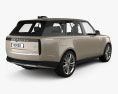 Land Rover Range Rover Autobiography 2024 3D-Modell Rückansicht