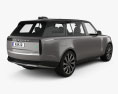 Land Rover Range Rover LWB Autobiography 2024 3d model back view