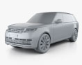 Land Rover Range Rover LWB SV Serenity 2024 Modèle 3d clay render