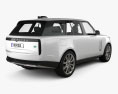 Land Rover Range Rover P510e 2024 3D-Modell Rückansicht