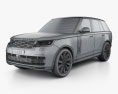 Land Rover Range Rover SV Intrepid 2024 3D模型 wire render