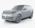 Land Rover Range Rover SV Intrepid 2024 3D-Modell clay render