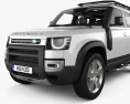 Land Rover Defender 110 Explorer Pack con interior 2023 Modelo 3D