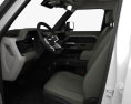 Land Rover Defender 110 Explorer Pack с детальным интерьером 2023 3D модель seats