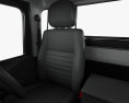 Land Rover Defender 110 PickUp з детальним інтер'єром 2014 3D модель