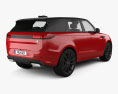 Land Rover Range Rover Sport P510e First Edition 2024 3D 모델  back view