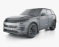 Land Rover Range Rover Sport P510e First Edition 2024 3Dモデル wire render