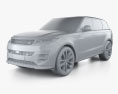 Land Rover Range Rover Sport P510e First Edition 2024 3D модель clay render