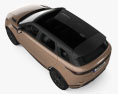 Land-Rover Range Rover Evoque HSE 2022 3D-Modell Draufsicht