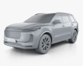 Leading Ideal One com interior 2022 Modelo 3d argila render