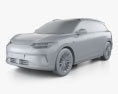 Leapmotor C11 2024 3D 모델  clay render