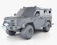 Lenco BearCat G3 2020 3D-Modell clay render