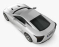Lexus LFA 2015 3D-Modell Draufsicht