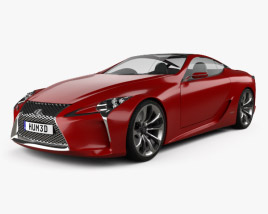 3D model of Lexus LF-LC 2015