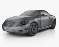 Lexus SC (Z40) 2010 3D模型 wire render