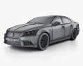 Lexus LS F sport (XF40) 2015 3d model wire render