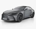 Lexus LF-CC 2015 3d model wire render