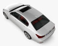 Lexus GS F Sport 하이브리드 (L10) 인테리어 가 있는 2015 3D 모델  top view