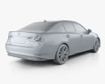 Lexus GS F Sport 하이브리드 (L10) 인테리어 가 있는 2015 3D 모델 