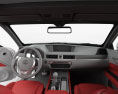 Lexus GS F Sport ibrido (L10) con interni 2015 Modello 3D dashboard