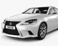 Lexus IS F Sport (XE30) 2016 3D模型