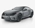 Lexus RC 2017 Modelo 3D wire render
