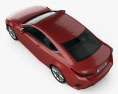 Lexus RC 2017 3D модель top view