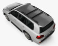 Lexus LX Sport 2012 3D-Modell Draufsicht
