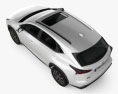 Lexus NX F Sport 2017 3D-Modell Draufsicht