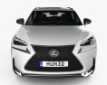 Lexus NX F Sport 2017 Modelo 3D vista frontal