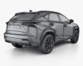 Lexus NX гібрид 2017 3D модель