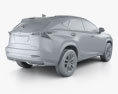 Lexus NX 混合動力 2017 3D模型
