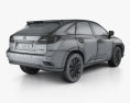 Lexus RX F sport 하이브리드 2015 3D 모델 