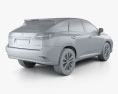 Lexus RX F sport гибрид 2015 3D модель