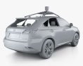 Lexus RX Google Self-driving 2015 3d model