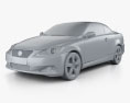 Lexus IS (XE20) with HQ interior 2013 3d model clay render