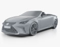 Lexus LF-C2 2017 3d model clay render