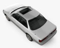Lexus ES 1991 3D模型 顶视图