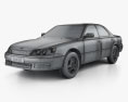 Lexus ES 1996 3d model wire render